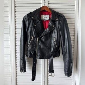 Culture Vintage Leather Motorcycle Jacket